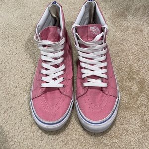 Vans - Women’s 7.0, Men’s 5.5 Sk8-Hi, zipper back. Limited edition. slim fit.